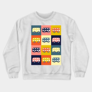 Double Decker Bus Crewneck Sweatshirt